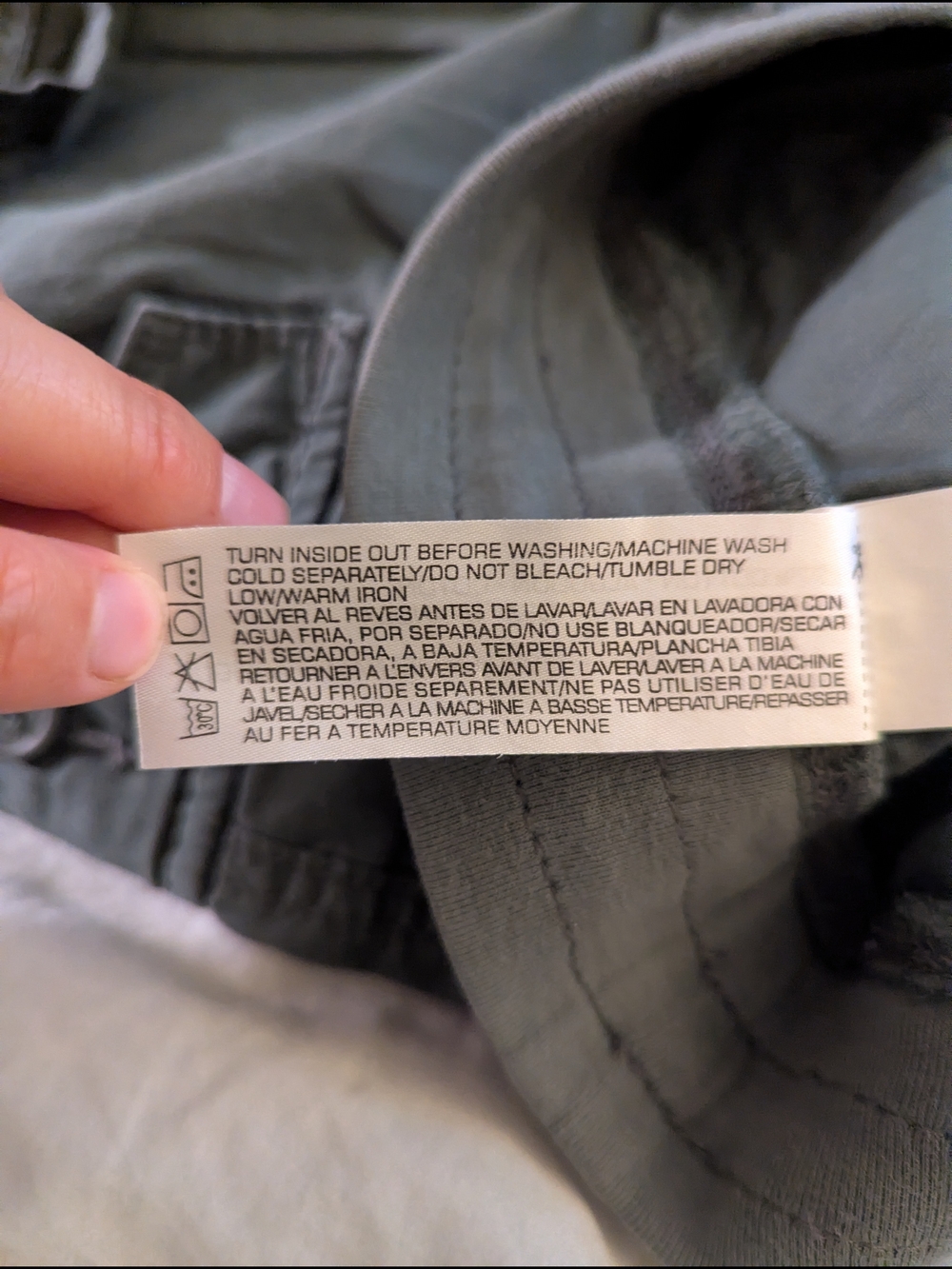 UNIONBAY Women's Gray Drawstring Bermuda Shorts - Picture 4 of 5